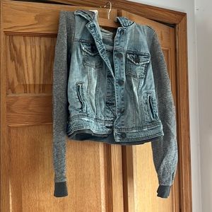 American Eagle Denim/hooded jacket
